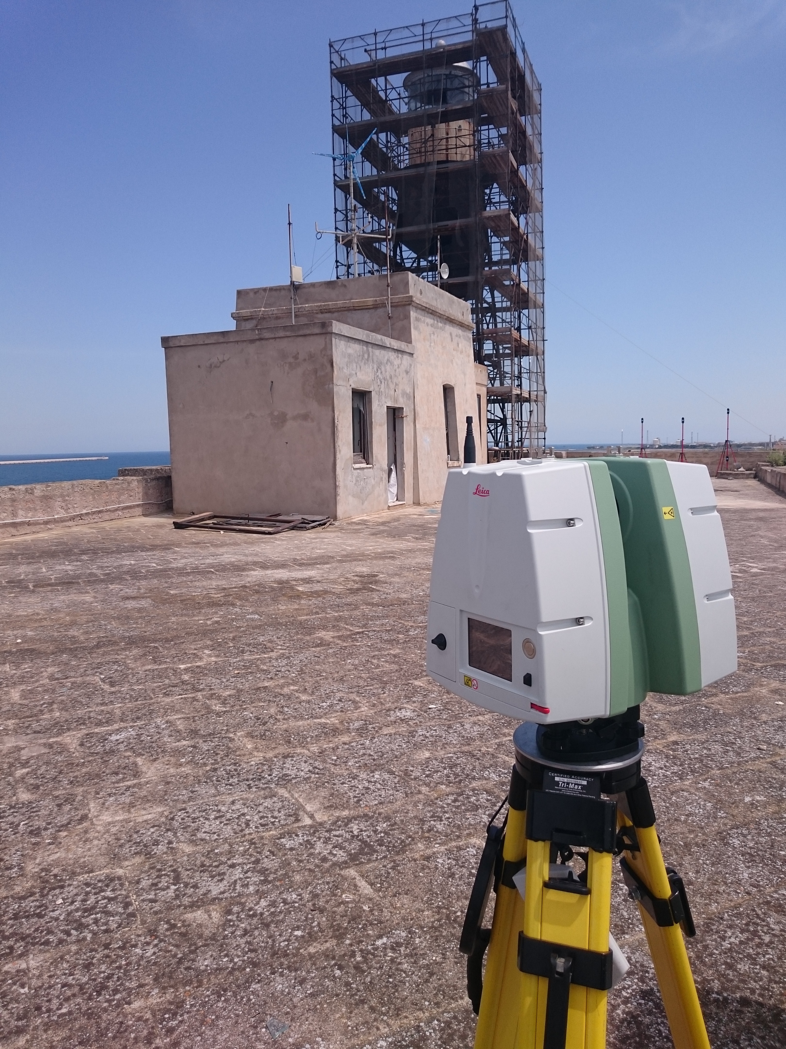 Rilievo laser scanner | Faro vecchio del Castello Alfonsino-1