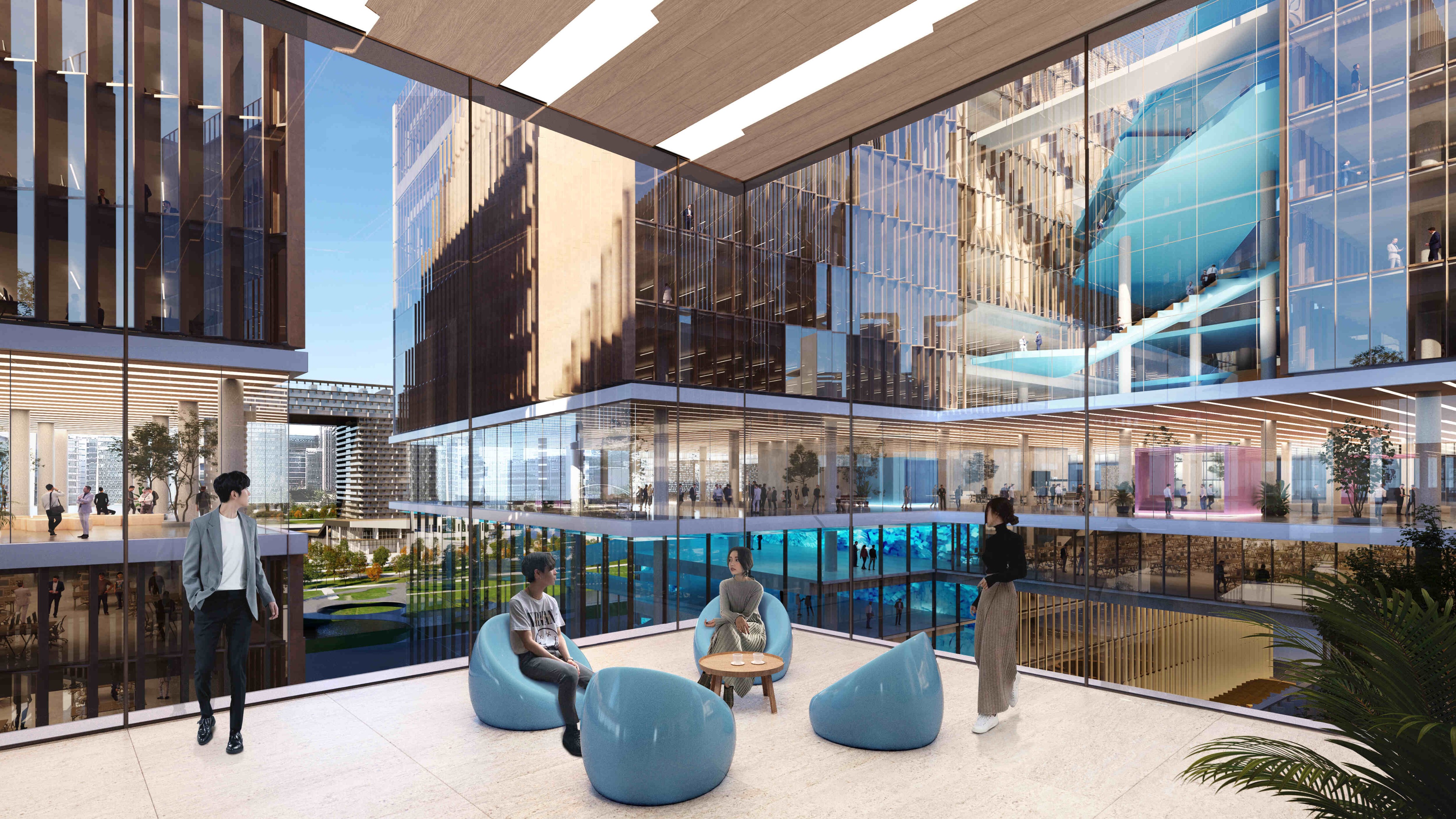 现代建筑风格的办公中心设计-3