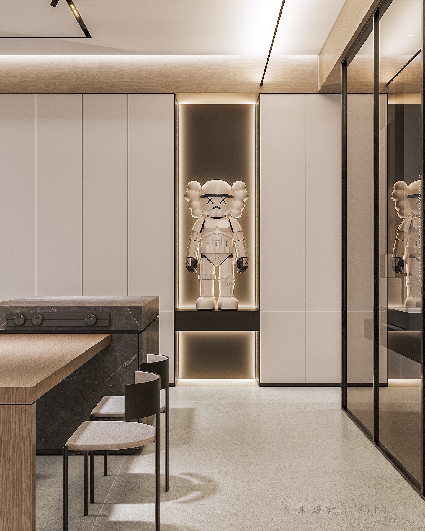 现代平层设计丨东木设计-0