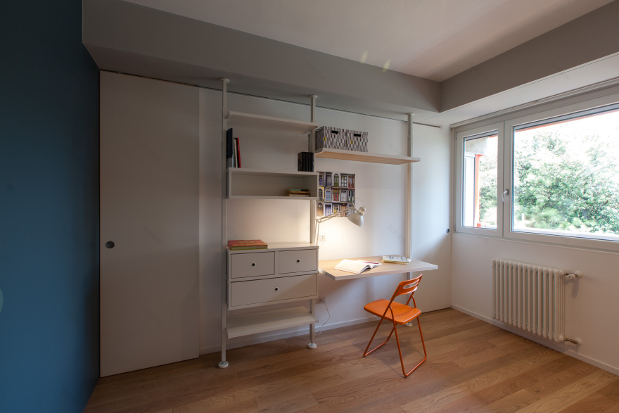 罗马南郊公寓的灵动空间设计-13