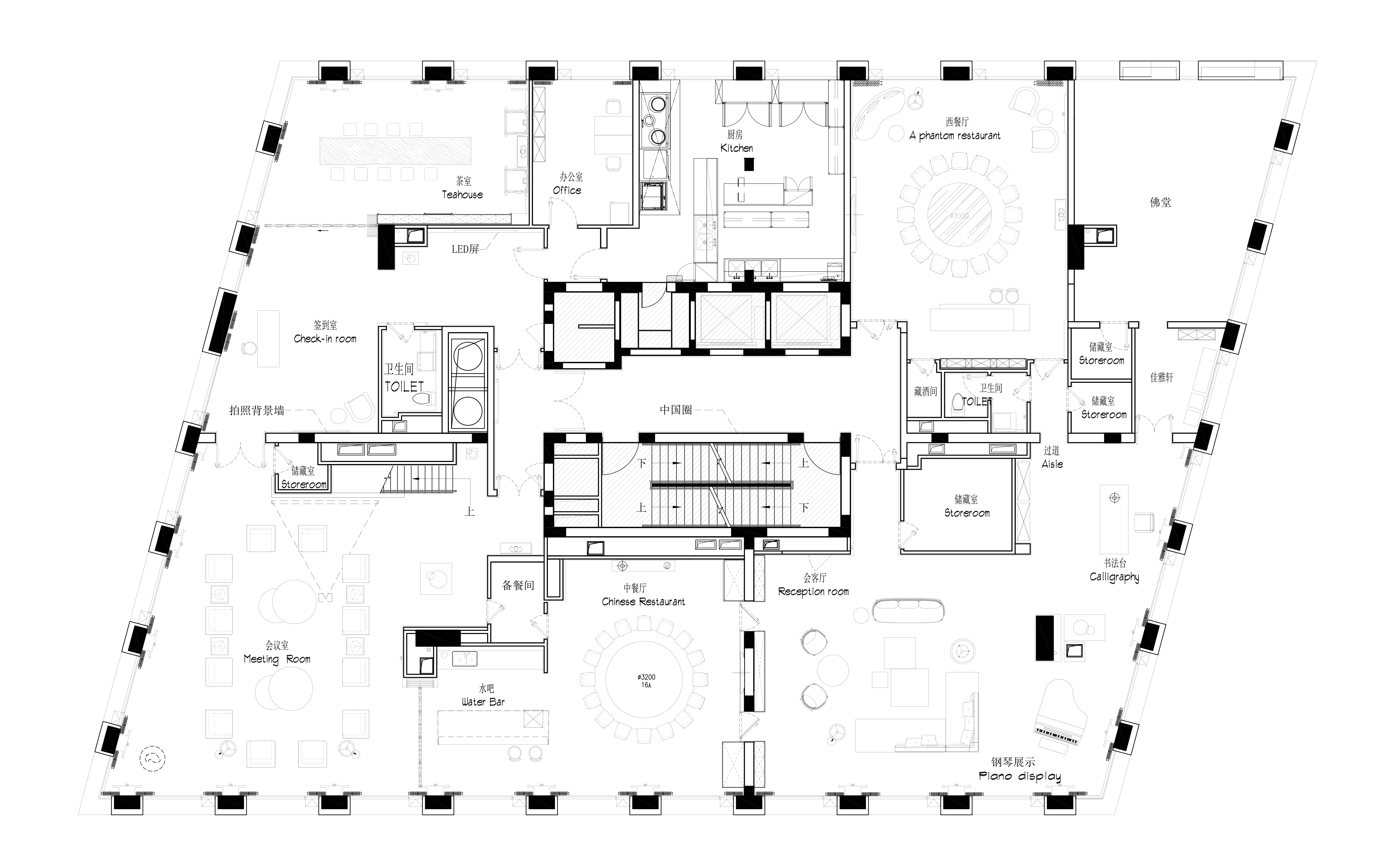 北京 800㎡现代博物馆会所 | 旧物新历·零次方空间设计-51