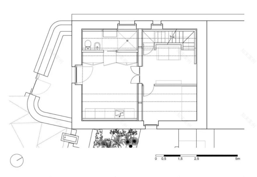 50㎡双层石头屋的宽敞空间魔法-11