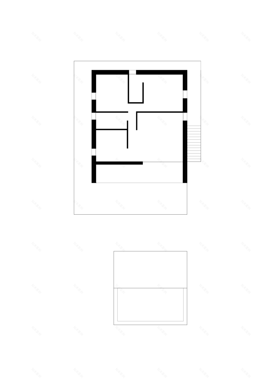 嵌入山丘的简约之家-8