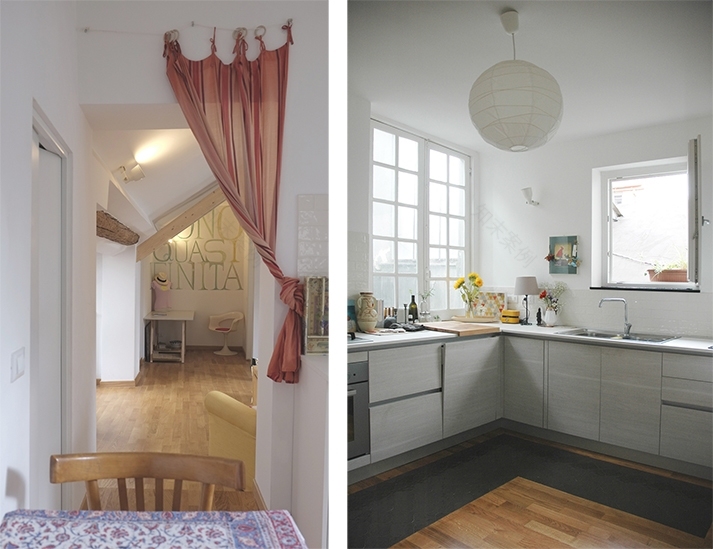 历史中心 90 平米阁楼公寓,舒适休闲风格,露台俯瞰热那亚古城-5