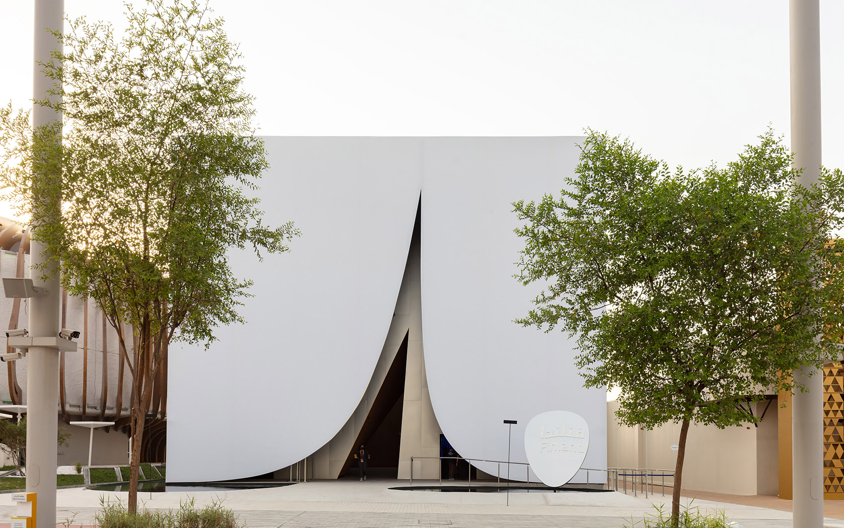 2020迪拜世博会芬兰馆/覆盖在沙漠上的白色积雪-3