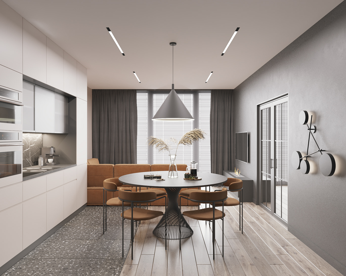 现代简约风 Townhouse Marmelad 设计丨ALINA SNIATYNSKA-2