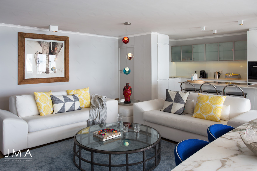 色彩与海景共融的南非公寓设计-2