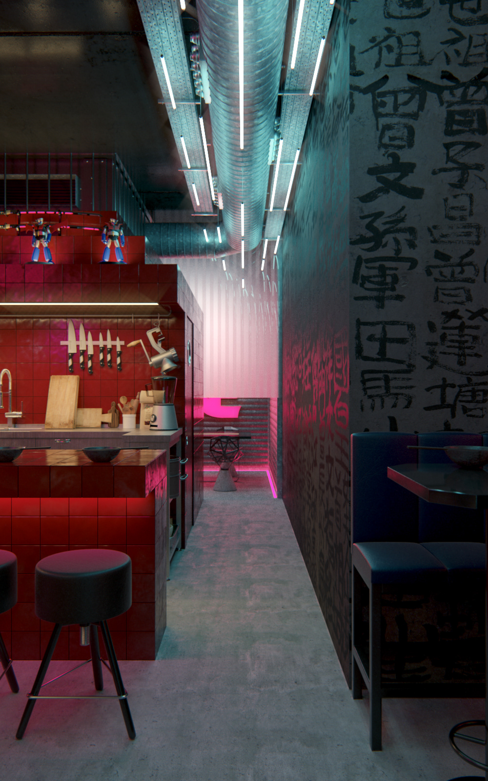 Inaxio Lekuona丨日式餐厅丨Japanese restaurant design-8