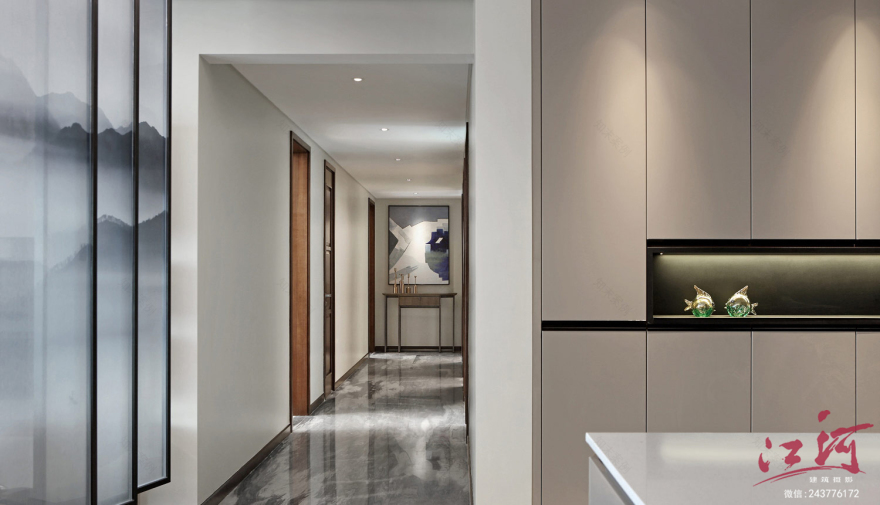 238㎡招商双玺花园大平层,私宅陈设-15