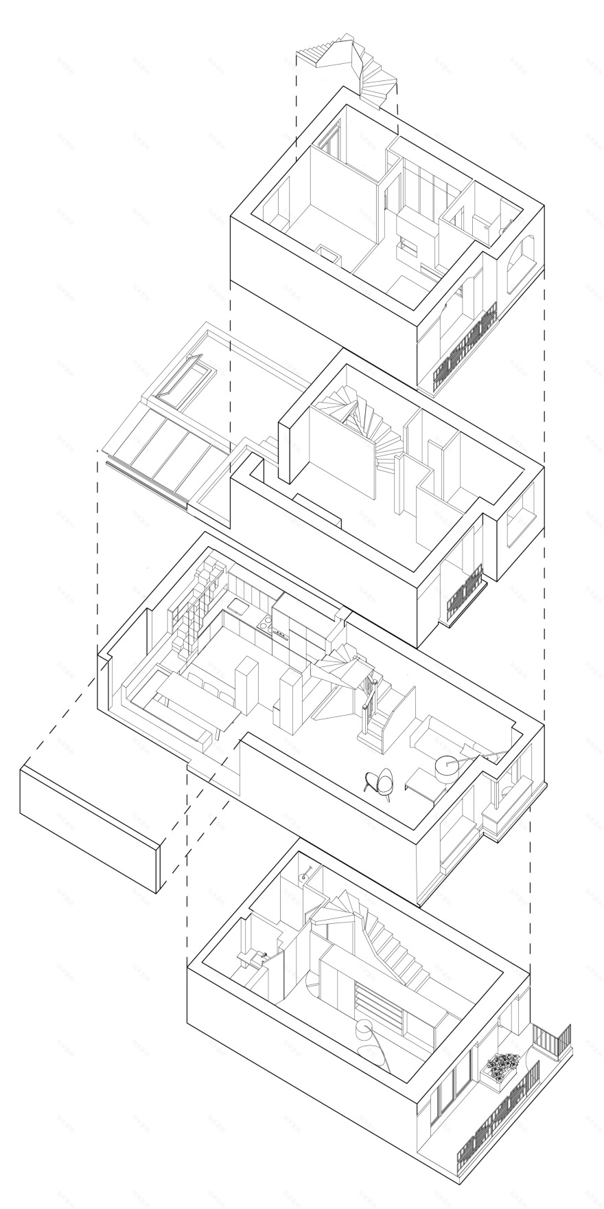 巴黎别墅蜕变,艺术装饰风格重生-29