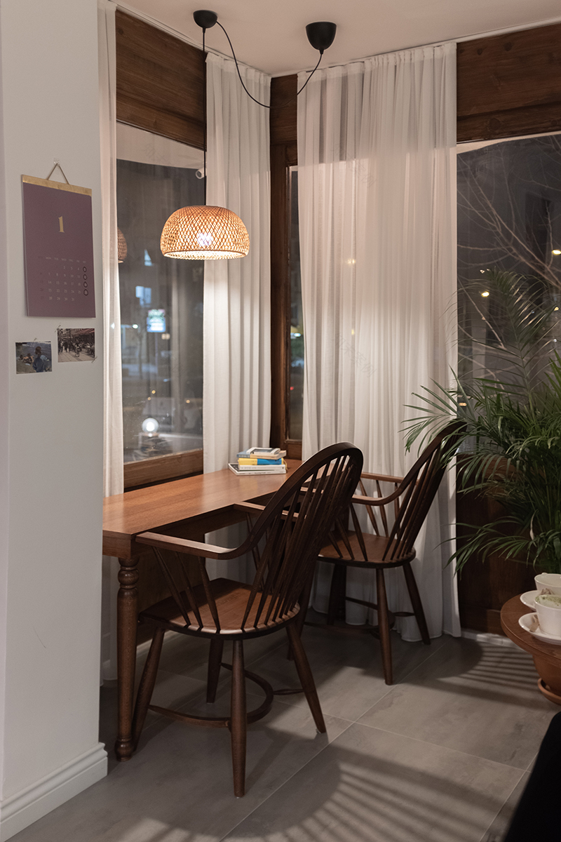 韩风咖啡店设计 | 温暖木质空间的现代演绎-5