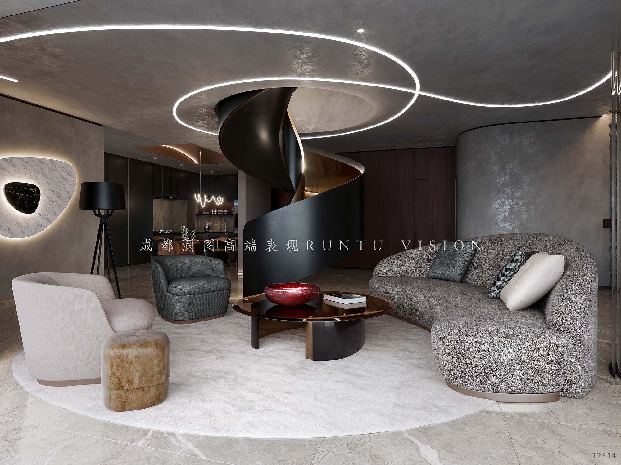 金色稻田家装设计丨中国成都丨润图设计-43