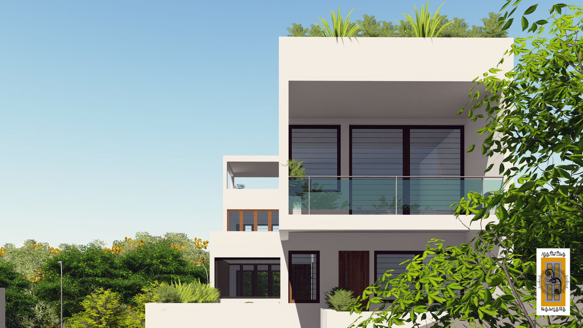 "斯里兰卡 Battaramulla 别墅 | 现代极简主义的完美体现"-27