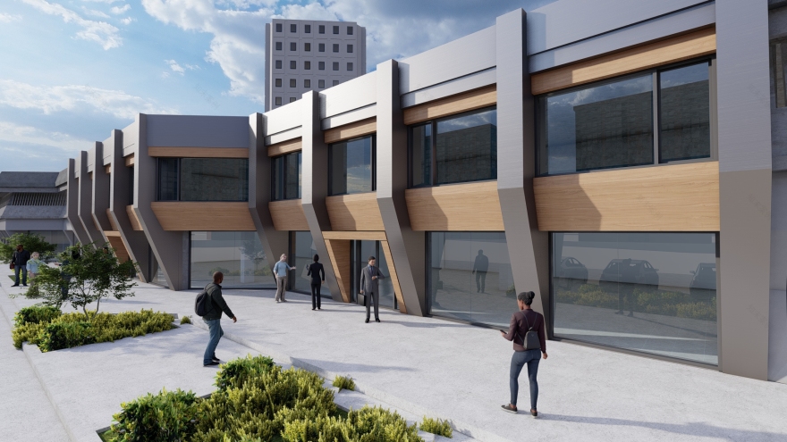 1978 年建筑翻新,打造商业适用的立面设计-14