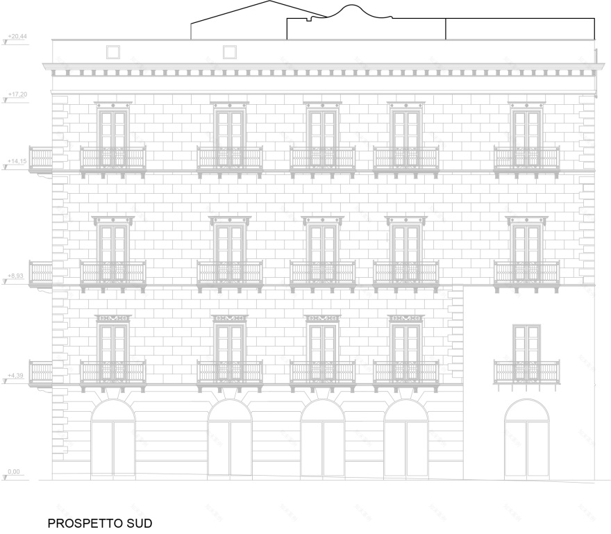 历史与现代交融的“第十三受害者广场”建筑改造-49