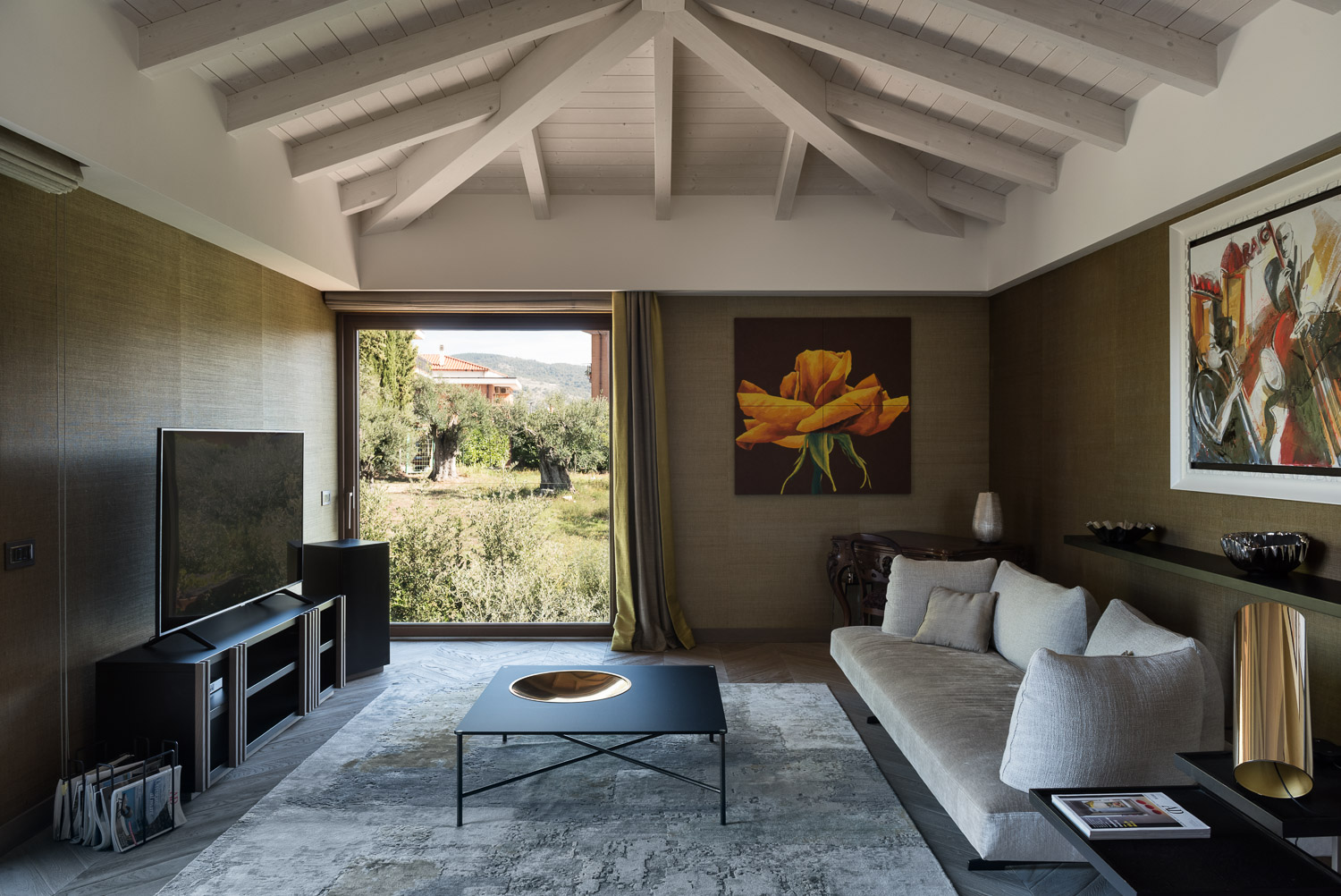 罗马郊区别墅，绿色可持续的家庭住宅-9