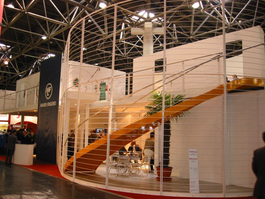 2006 年德国杜塞尔多夫国际线缆及金属线材工业展览会上,Mario Frigerio Spa 的展台设计-3