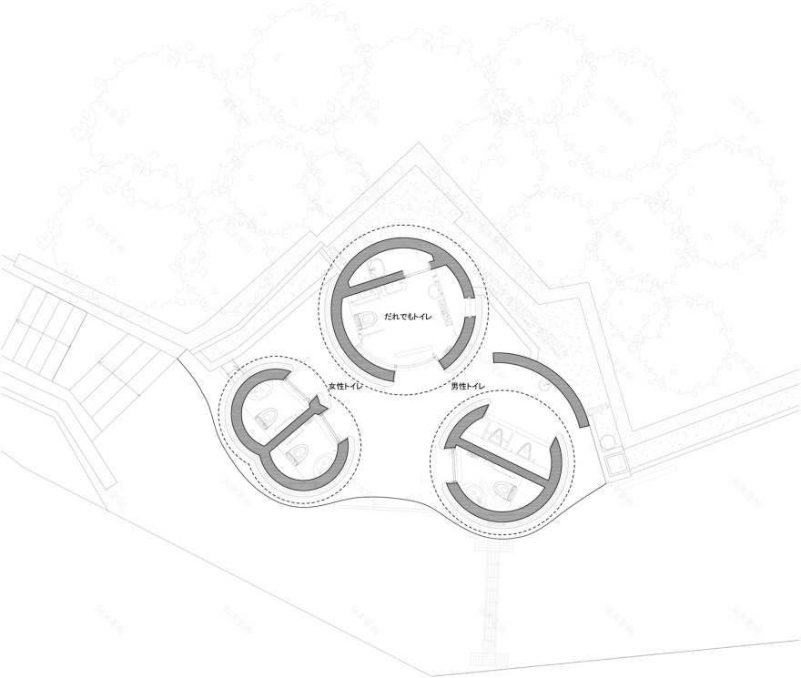 东京代代木八幡公厕丨日本东京丨伊东丰雄事务所-13