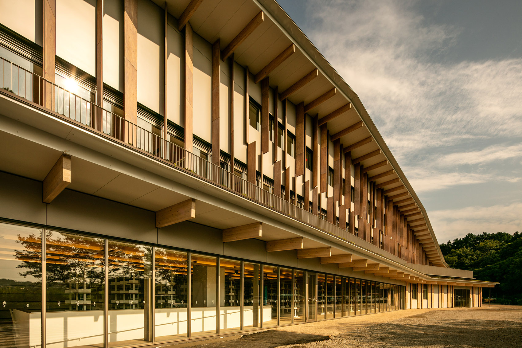 鶴川女子短期大学，东京/“木质玩具”拉近人与建筑的距离-7