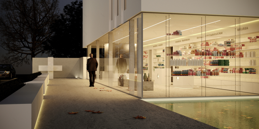 乡村药店与住宅的共生设计-4