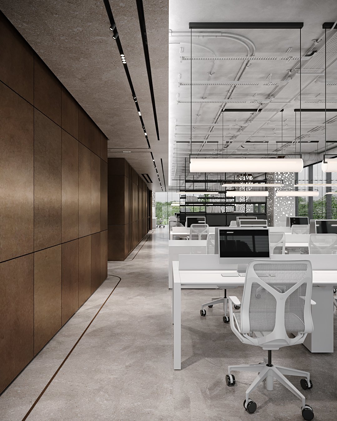 极简自然风办公室设计-16