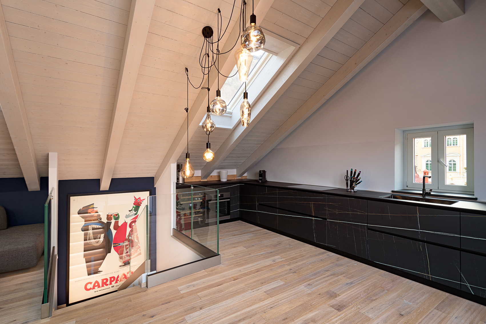 海之屋·意大利蓝色海洋风格顶层公寓-2