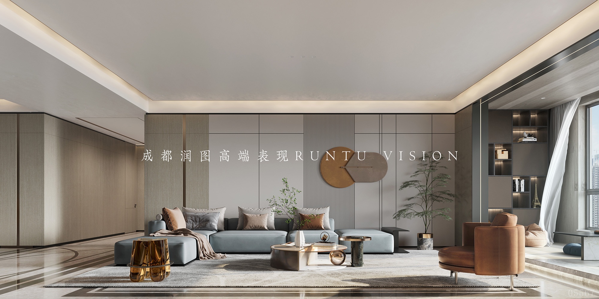 金色稻田家装设计丨中国成都丨润图设计-28