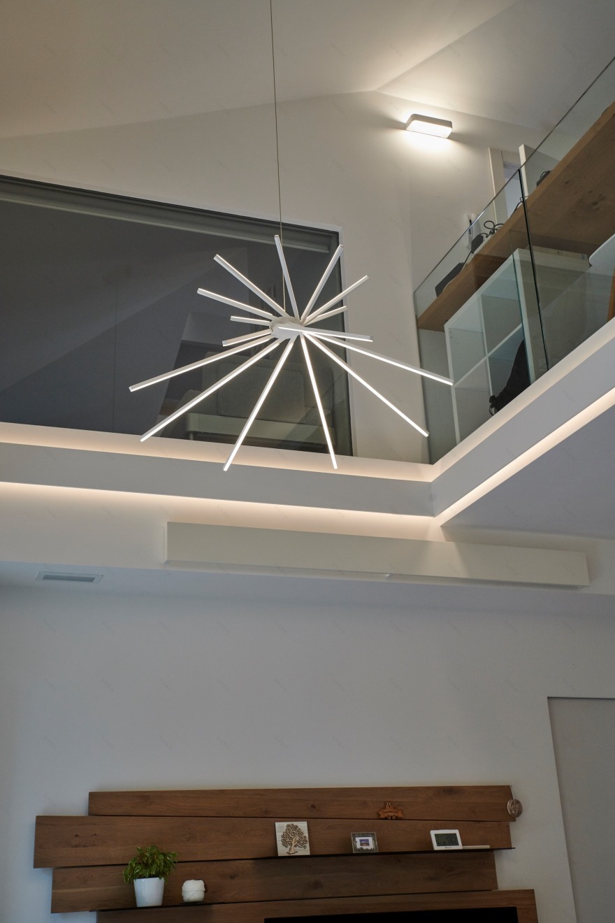 意大利 Vimercate 私人住宅照明设计丨Bianchessi-33