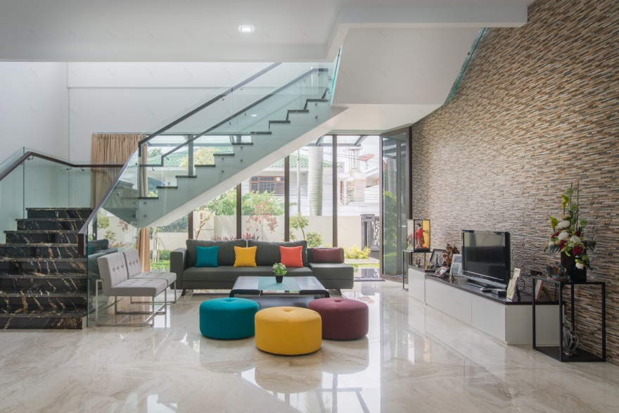 印尼雅加达现代地中海风格别墅设计-1