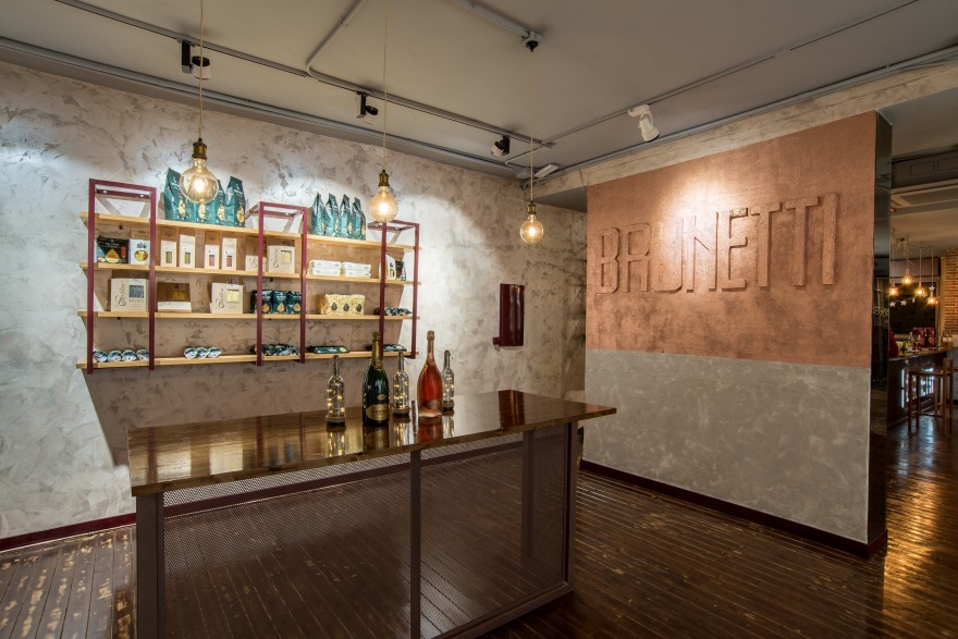 意大利风情 Brunetti 咖啡店,融合纺织与咖啡文化-6