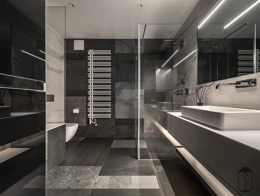 灰色简约公寓,舒适与空间的完美融合-19