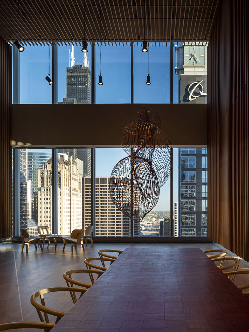 私人办公室，芝加哥/高空中的城市空间-25
