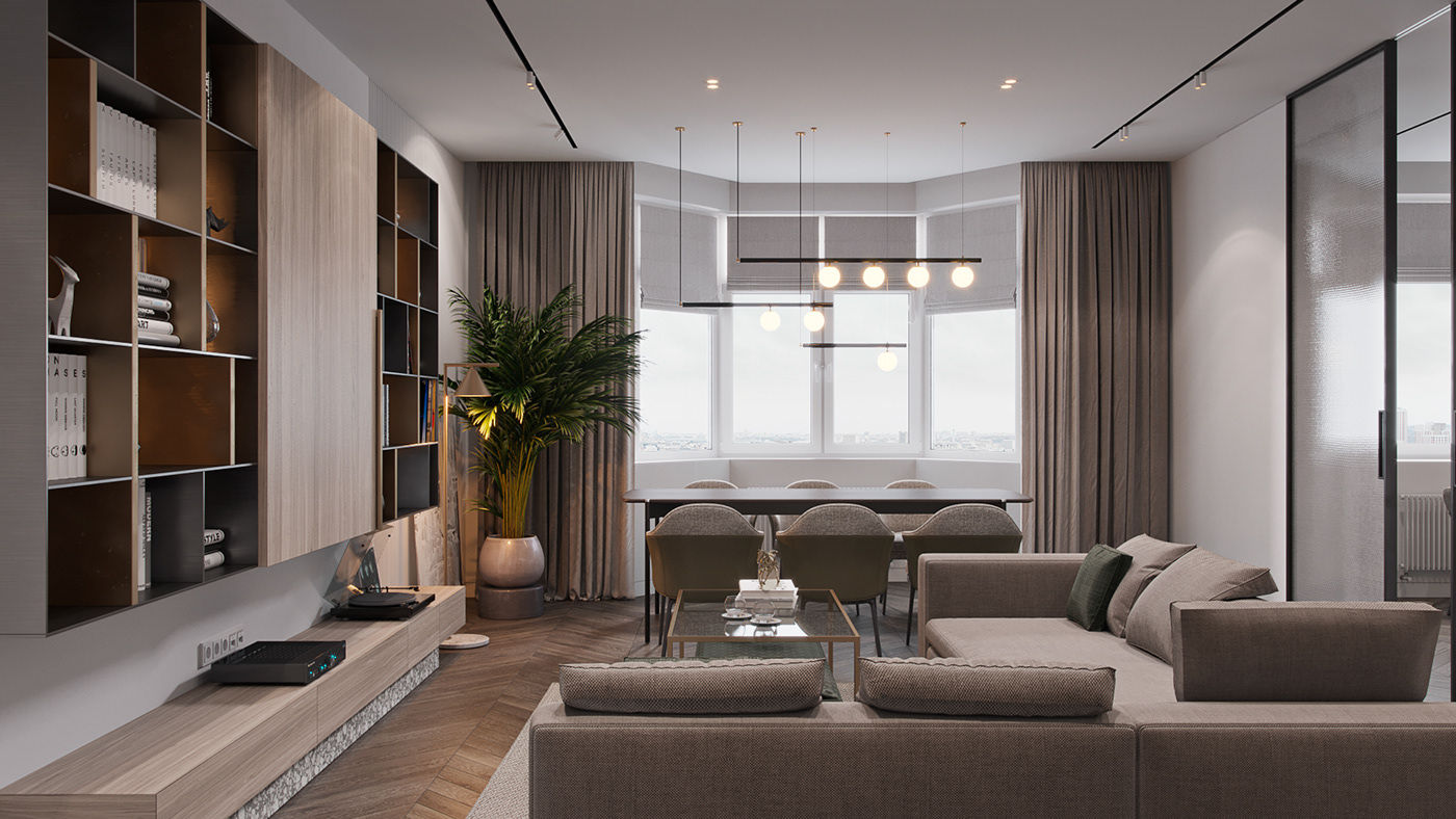 现代平层设计|俄罗斯-3