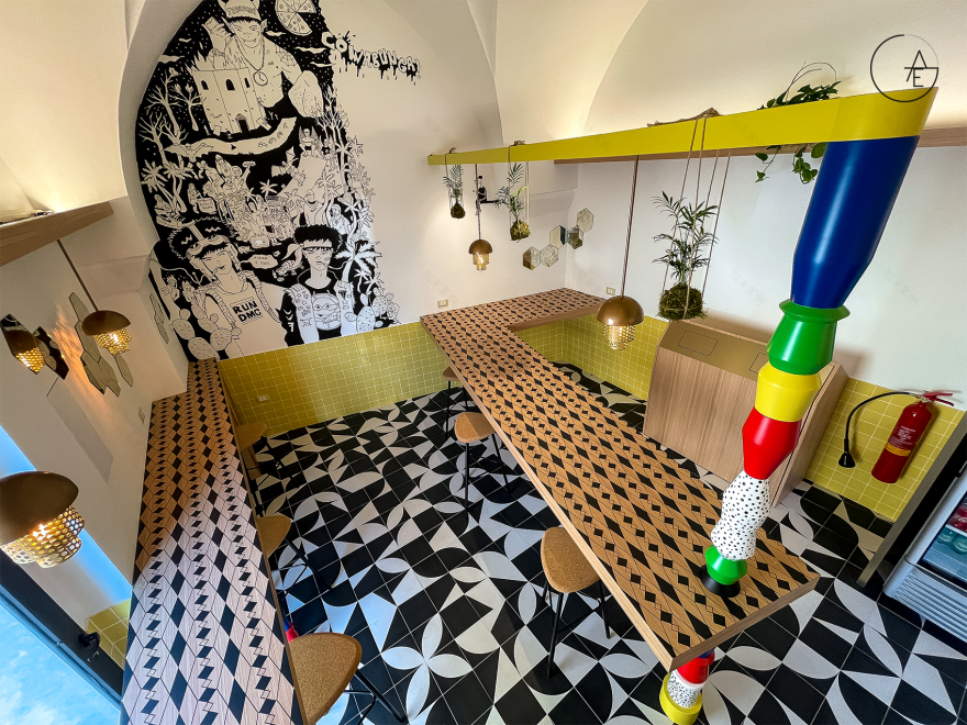 23 号披萨店,打造高品质街头美食空间-2