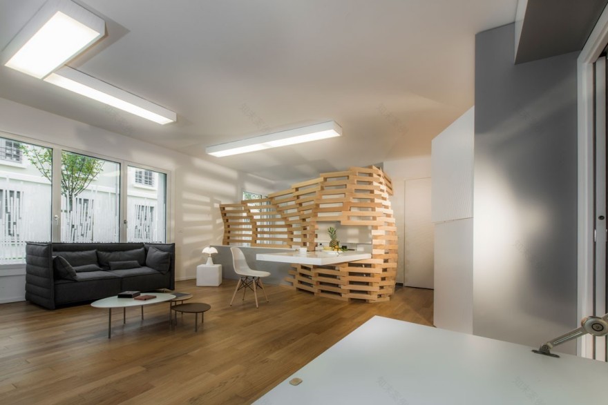 巴黎木波公寓 | 轻盈收纳的艺术-1