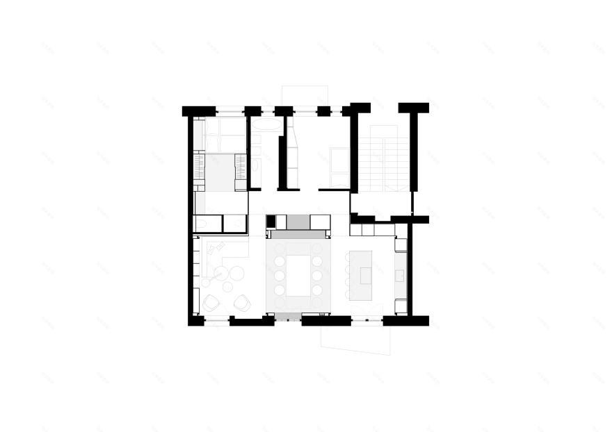 拆除隔墙,打造多功能生活空间-14