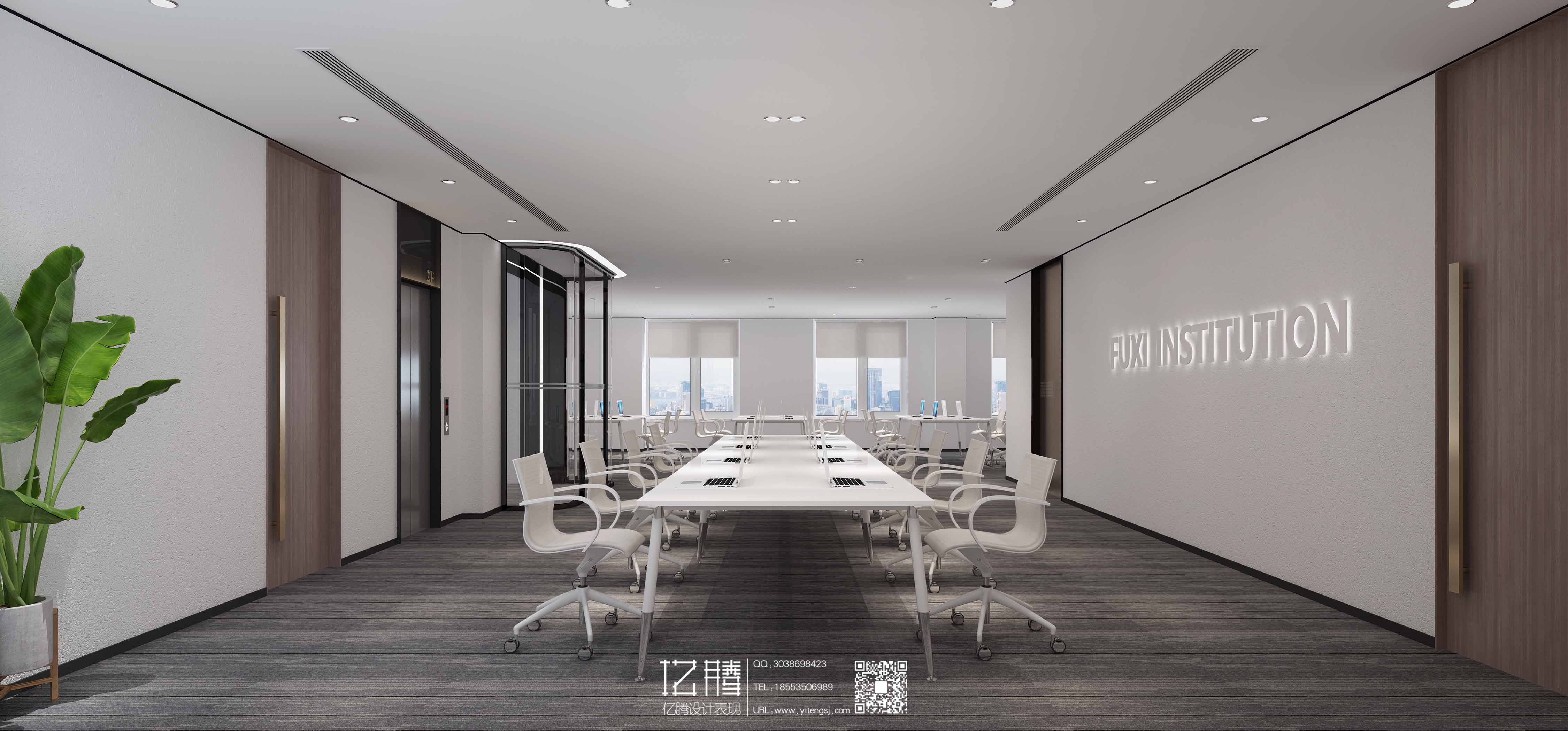 办公类空间效果图表现--亿腾效果图7岁啦~~-12