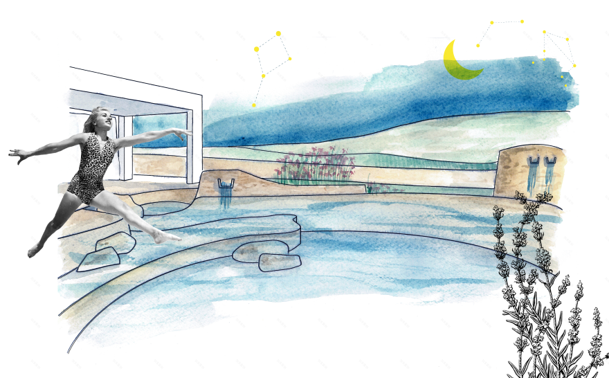 融合星空与自然的诗意庭院-3