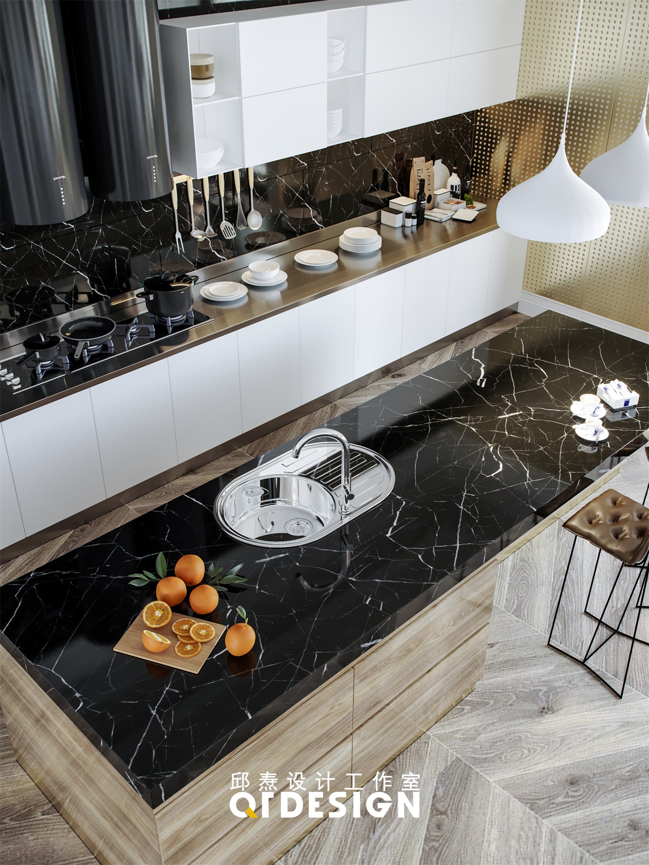 邱焘设计 / 现代法式丨古典和创新之间丨轻柔踱步-14