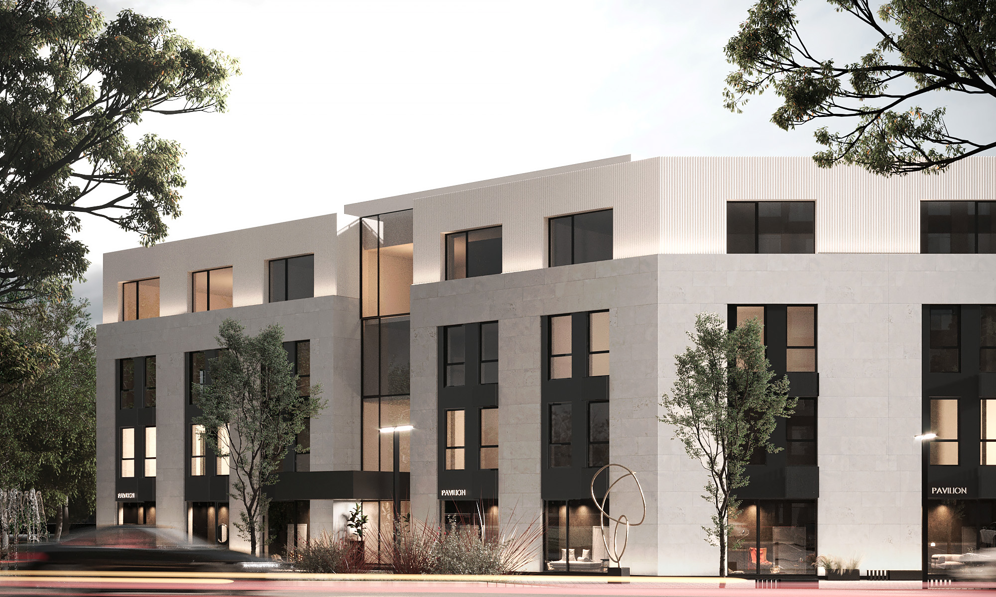 乌克兰乌日哥罗德购物办公中心设计-8