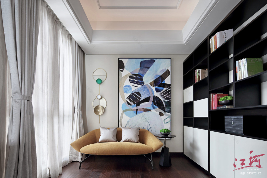 238㎡招商双玺花园大平层,私宅陈设-18