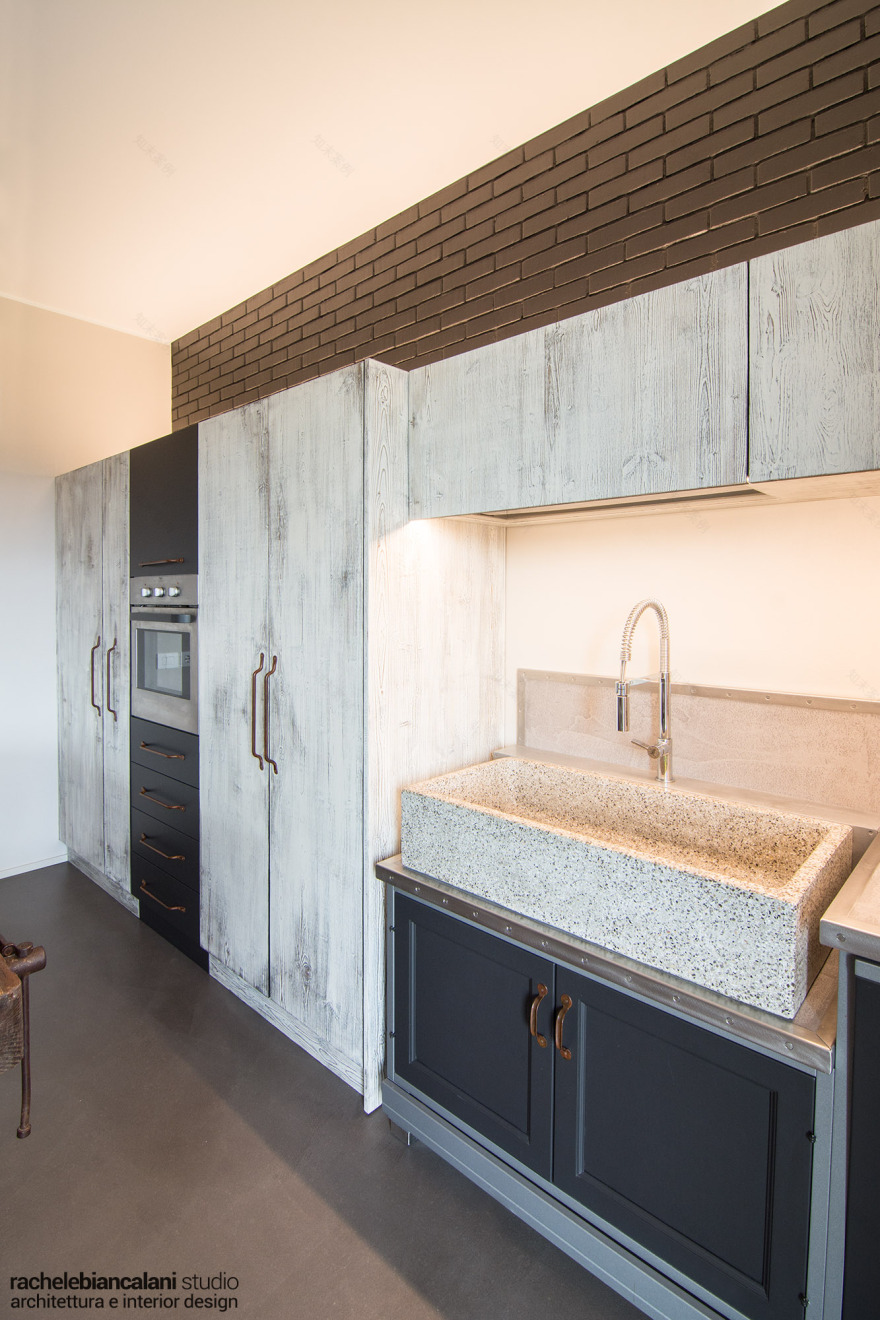 工业风 2.0 公寓 | 定制铁艺、原始砖墙、开放空间-19