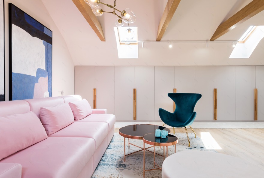 浪漫粉色逃离空间,时尚女郎的梦幻之屋-6