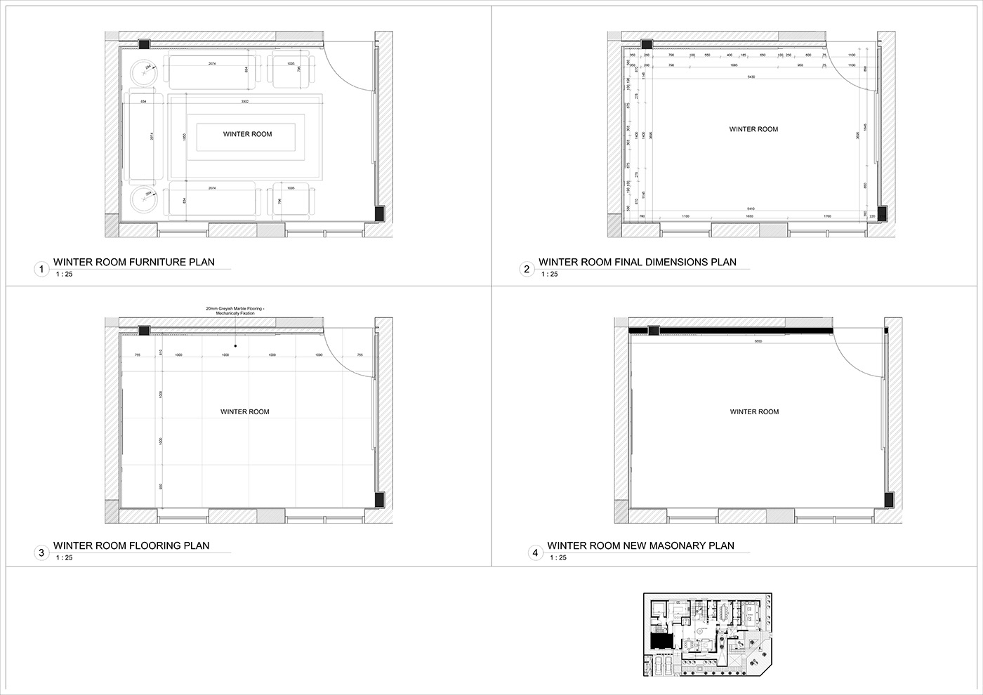 Youssef Tarek丨别墅丨Villa Interior Working Drawings-12