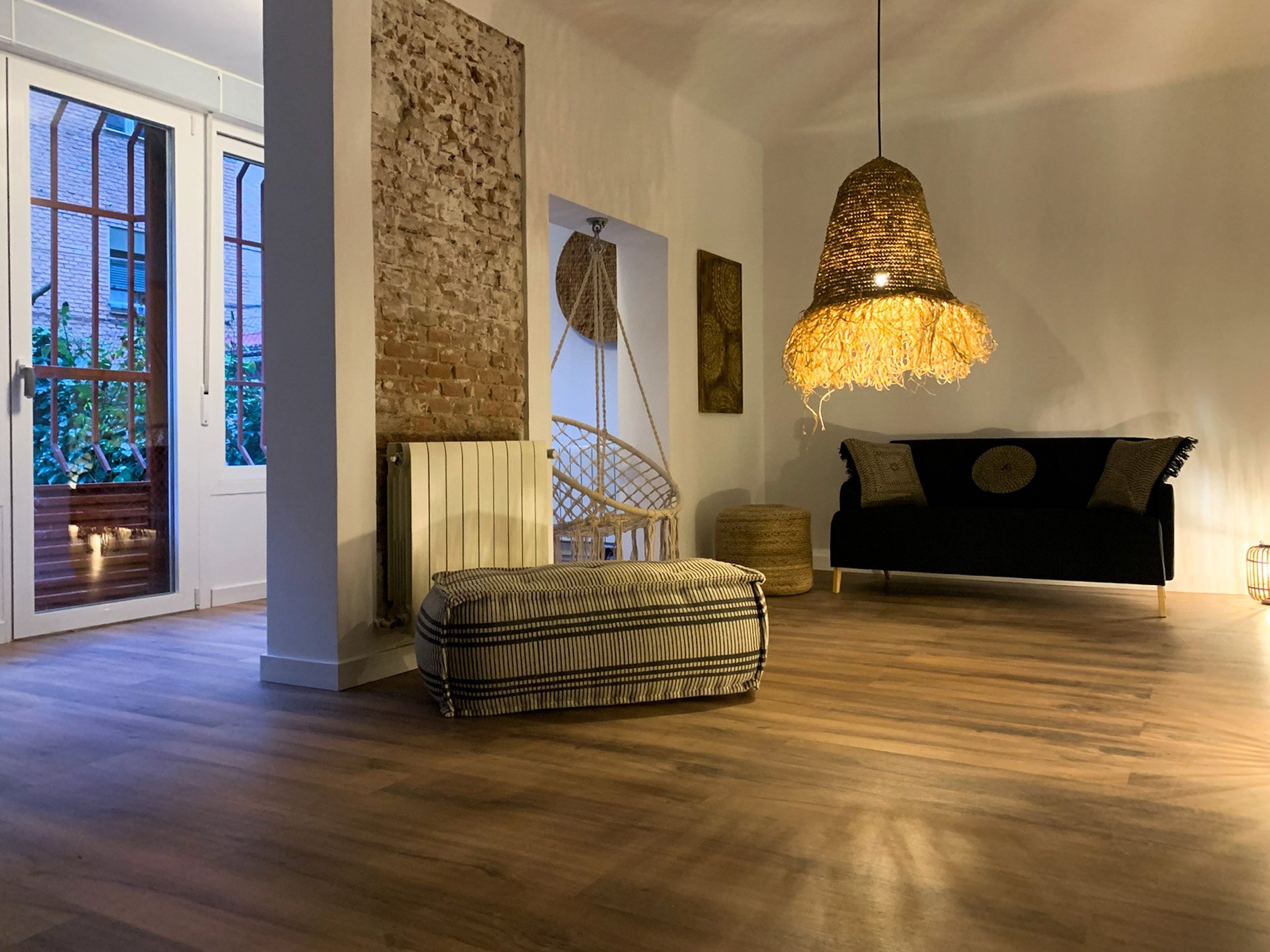 马德里市中心 40 平米温馨公寓 | 花园与城市生活的完美结合-1