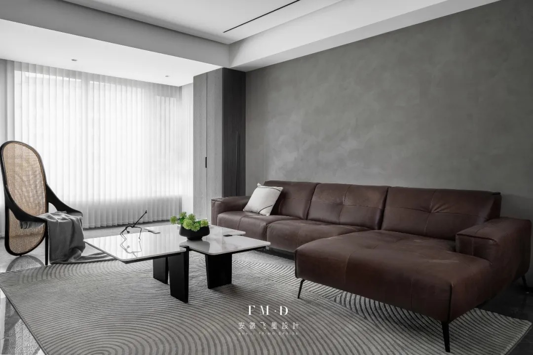 飞墨新作 || 160㎡质感婚房设计，四室改两室拓展空间功能性，造就最美生活！-5