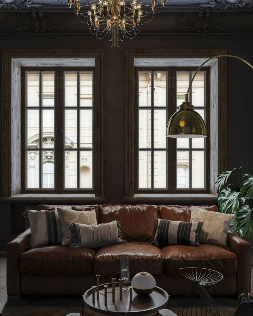 Mossebo 设计团队打造大气一居室,古典与现代完美融合-114