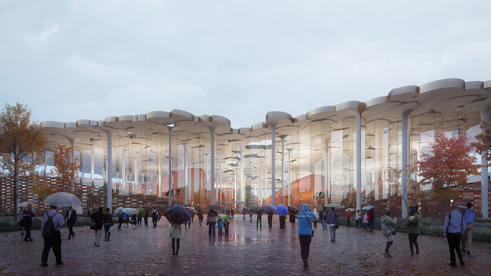 由Snøhetta设计的北京副中心图书馆将于2022年底完工/面向未来的图书馆-7