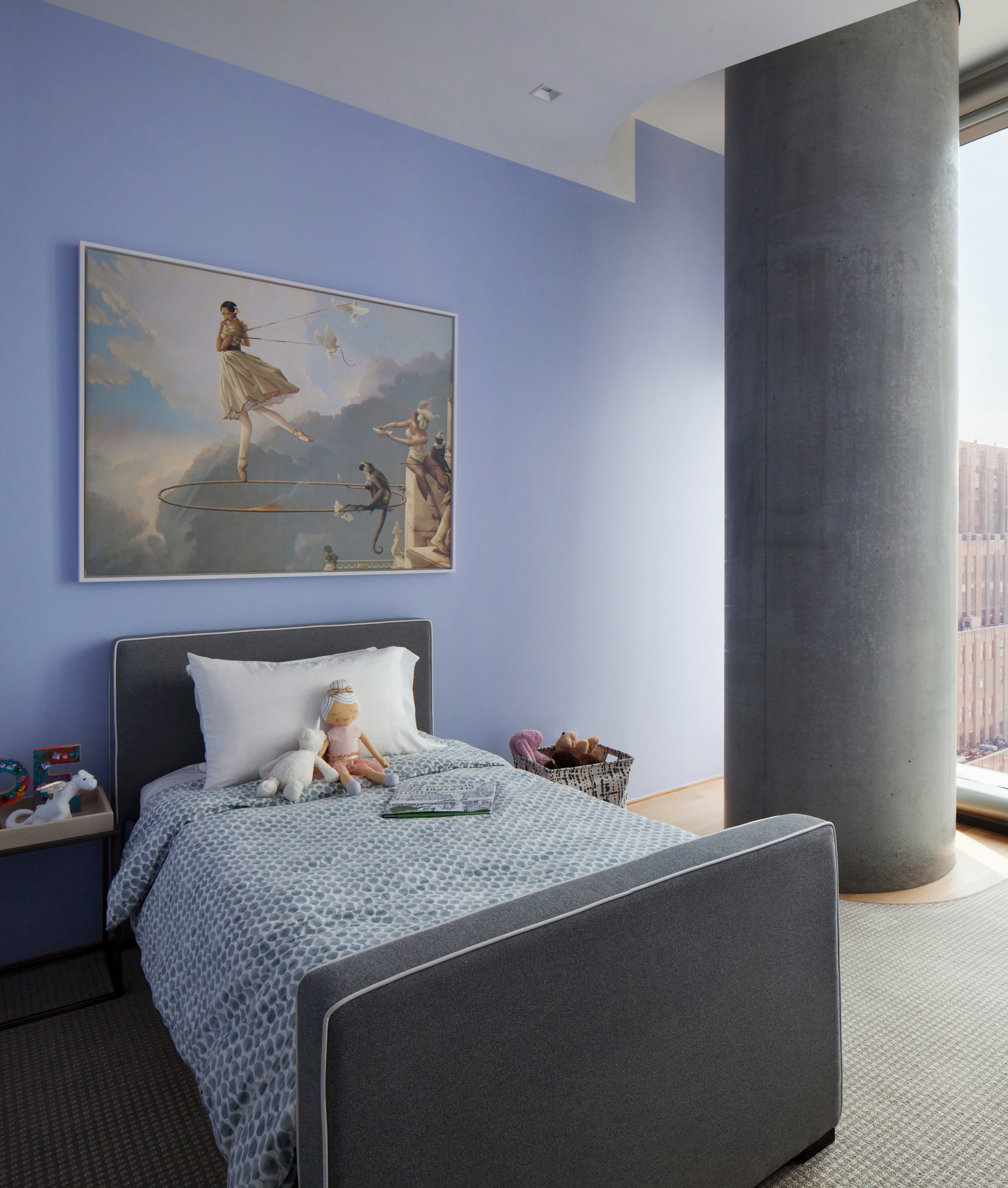 曼哈顿“Jenga 大楼”的温馨家庭公寓设计-3