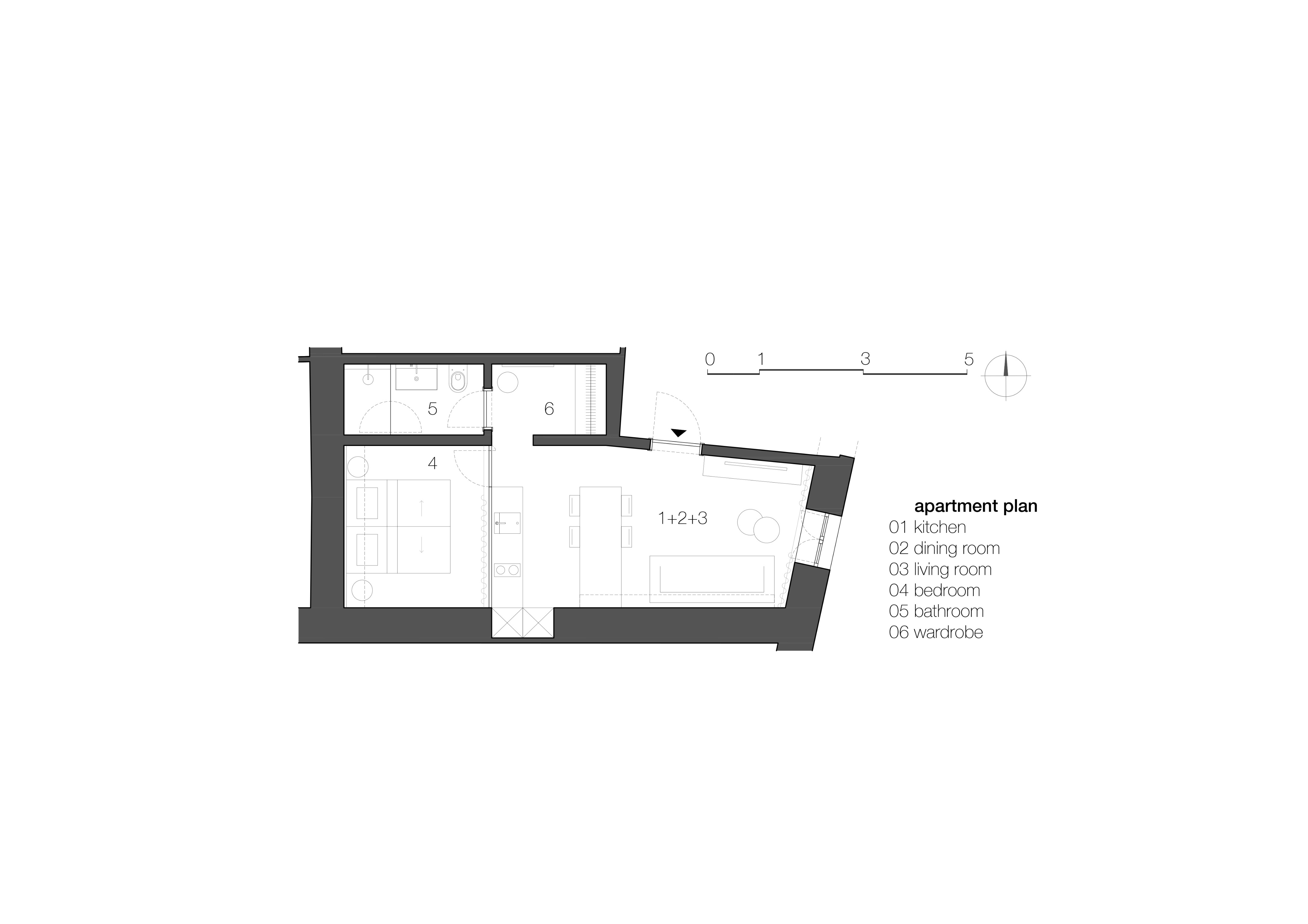 历史建筑中的现代公寓改造-15